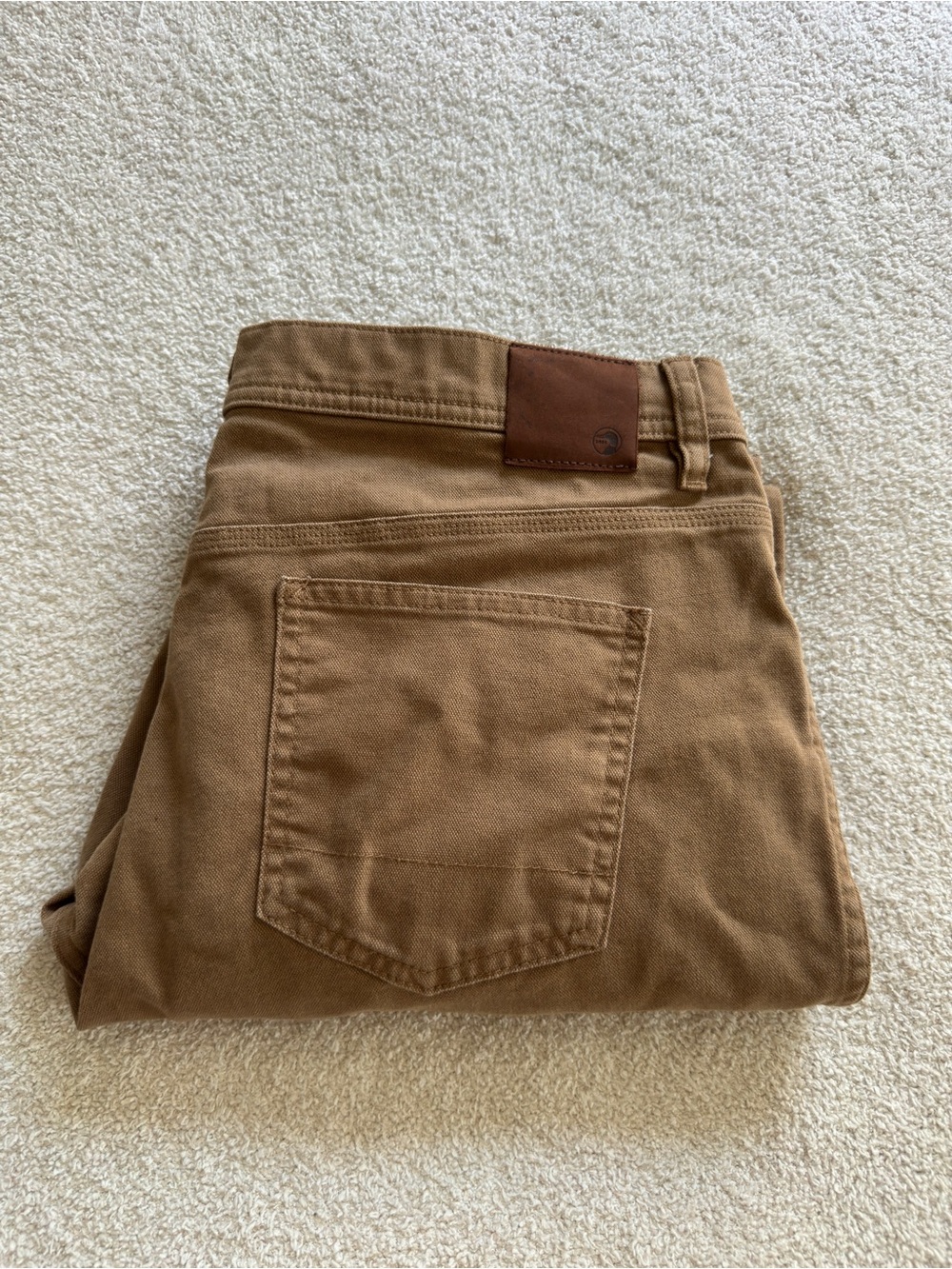 Duck Head Men's 36x30 Khaki Five Pocket Pants Classic Fit